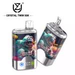 UZY Crystal Twin 50000 50K Puffs Dual Flavor Vape