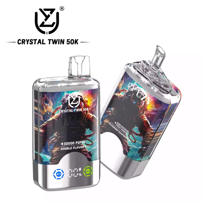 UZY Crystal Twin 50000 50K Puffs Dual Flavor Vape