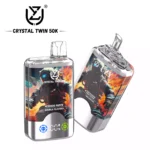 UZY Crystal Twin 50000 50K Puffs Dual Flavor Vape
