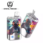 UZY Crystal Twin 50000 50K Puffs Dual Flavor Vape