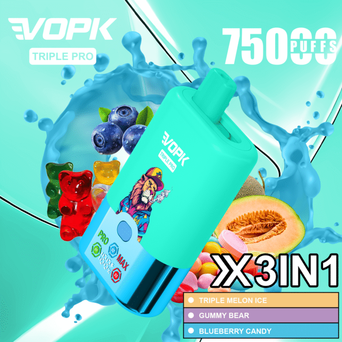 VOPK TRIPLE PRO 75000puffi Sapore Triplo Vape