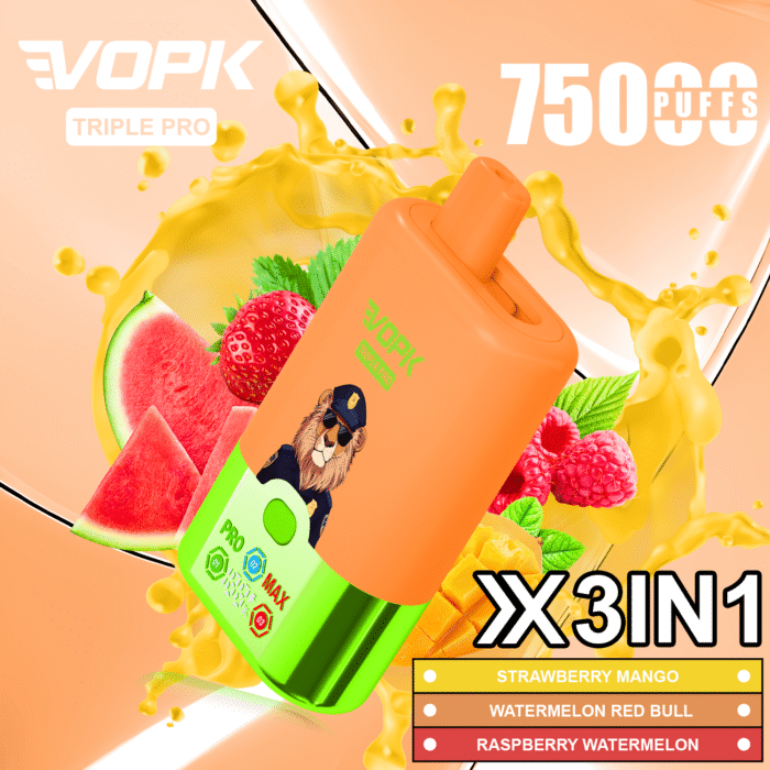 VOPK TRIPLE PRO 75000puffi Sapore Triplo Vape