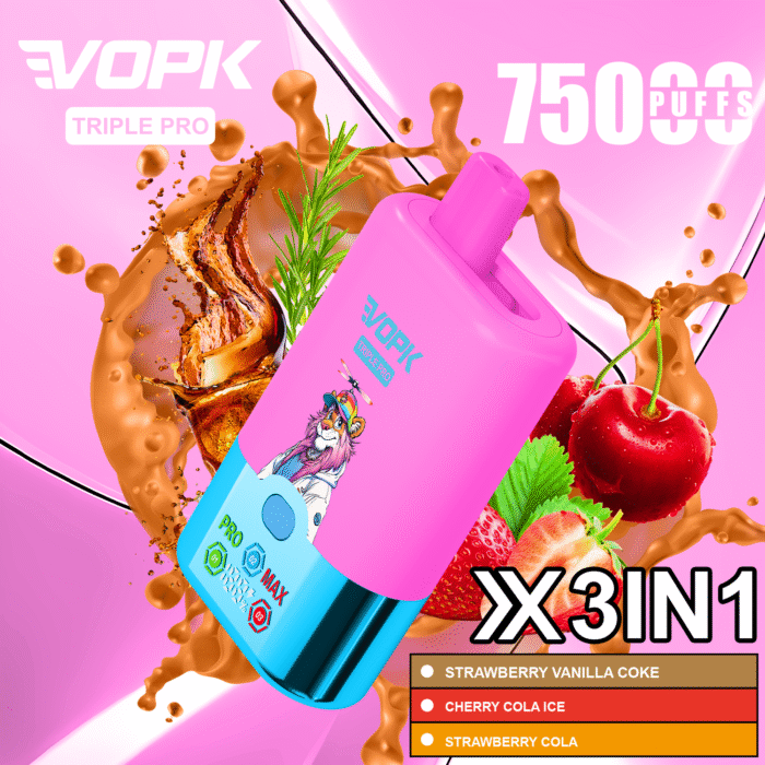 VOPK TRIPLE PRO 75000puffi Sapore Triplo Vape
