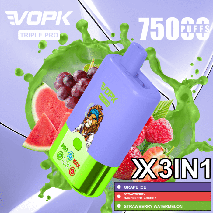 VOPK TRIPLE PRO 75000puffi Sapore Triplo Vape