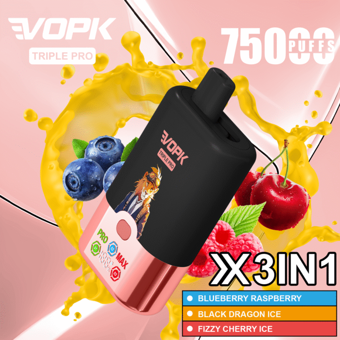 VOPK TRIPLE PRO 75000puffi Sapore Triplo Vape