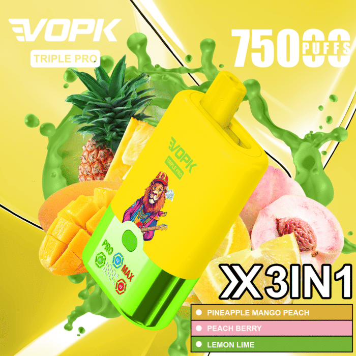 VOPK TRIPLE PRO 75000puffi Sapore Triplo Vape