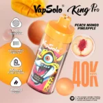 Vapsolo KING PRO 40K High Performance, Rechargeable Disposable Vape