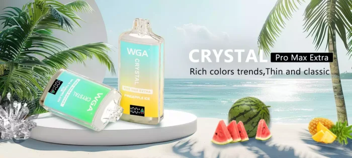 WGA Crystal 15KPuffs Kolorowy jednorazowy Vape