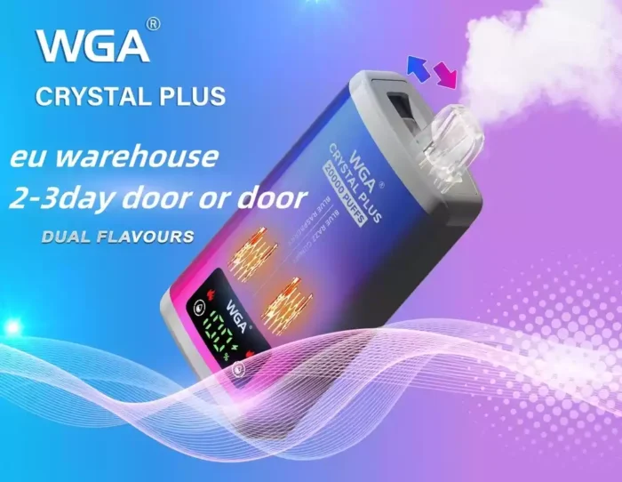 WGA Crystal Plus 20K boccate doppio gusto Display LCD Vape usa e getta