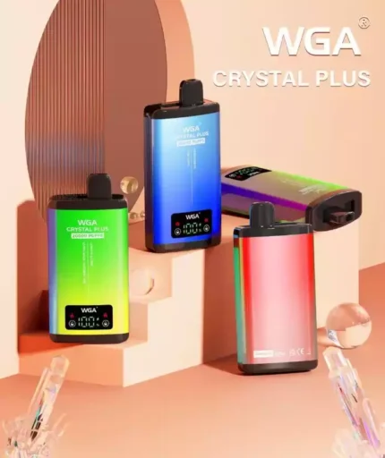 WGA Crystal Plus 20K Puffs  Double Taste LCD Display Disposable Vape