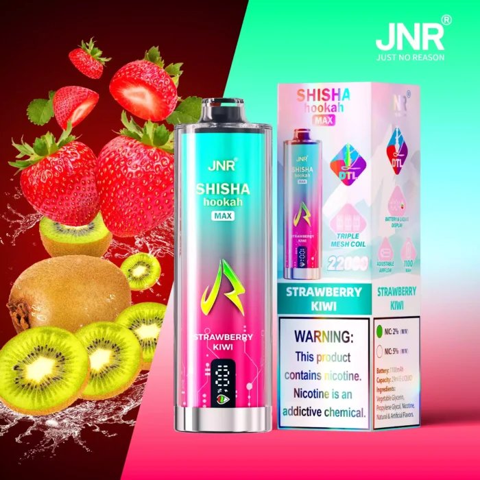 JNR Shisha Hookah Max 22K Puff Disposable Vape